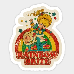 RETRO VINTAGE RAINBOW BRITE Sticker